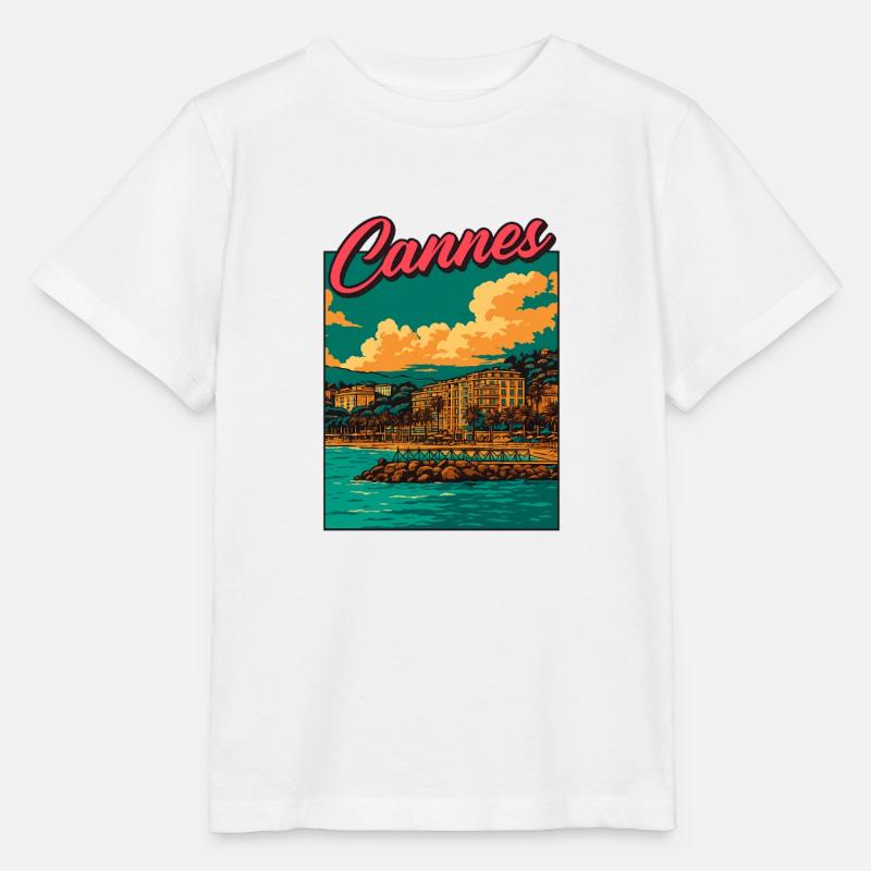 Cannes - T-shirt bio MINI CREATOR Stanley/Stella Enfant - blanc