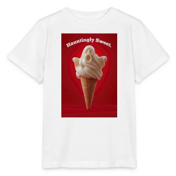 Gespenstisch süßes Geister-Eis - Stanley/Stella Kinder T-Shirt MINI CREATOR  - Weiß - Vorne - Maike (125cm)