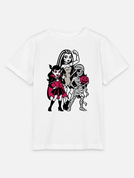 Vampirische Halloween-Truppe - Stanley/Stella Kinder T-Shirt MINI CREATOR - Weiß
