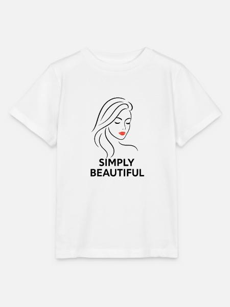 Simply_Beautiful - Stanley/Stella Kinder T-Shirt MINI CREATOR  - Weiß