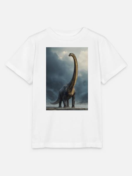 Dawn Sauropod im Nebel - Stanley/Stella Kinder T-Shirt MINI CREATOR - Weiß