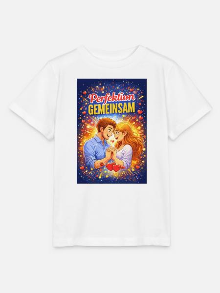 Perfektion Gemeinsam Pärchenliebe - Stanley/Stella Kinder T-Shirt MINI CREATOR - Weiß