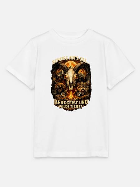 Berggeist und Wilde Tiere - Stanley/Stella Kinder T-Shirt MINI CREATOR - Weiß
