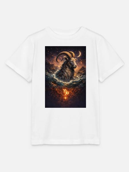 Steinbock - Stanley/Stella Kinder T-Shirt MINI CREATOR  - Weiß