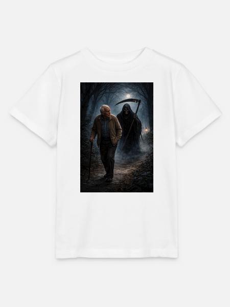 Der Tod folgt mir - Stanley/Stella Kinder T-Shirt MINI CREATOR - Weiß