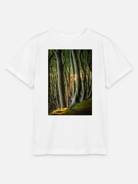 Bäume Licht der Sonne - Stanley/Stella Kinder T-Shirt MINI CREATOR  - Weiß