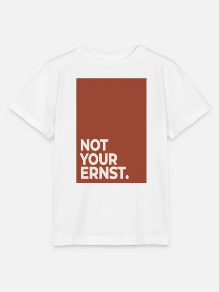 Not Your Ernst – Terracotta Minimal Art - Stanley/Stella Kinder T-Shirt MINI CREATOR - Weiß