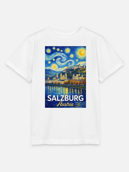 Salzburg, Österreich - Stanley/Stella Kinder T-Shirt MINI CREATOR - Weiß