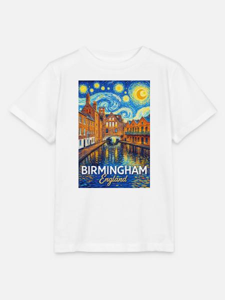 Birmingham, England - Stanley/Stella Kinder T-Shirt MINI CREATOR - Weiß