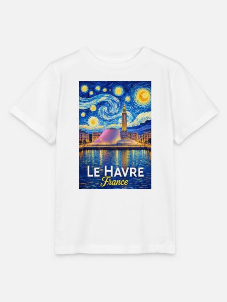 Le Havre, Frankreich - Stanley/Stella Kinder T-Shirt MINI CREATOR - Weiß