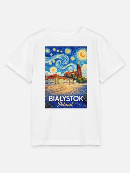 Białystok, Polen - Stanley/Stella Kinder T-Shirt MINI CREATOR  - Weiß