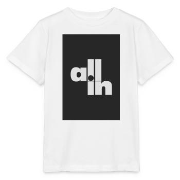 All in Poker Statement Minimal Typografie - Stanley/Stella Kinder T-Shirt MINI CREATOR  - Weiß - Vorne - Maike (125cm)