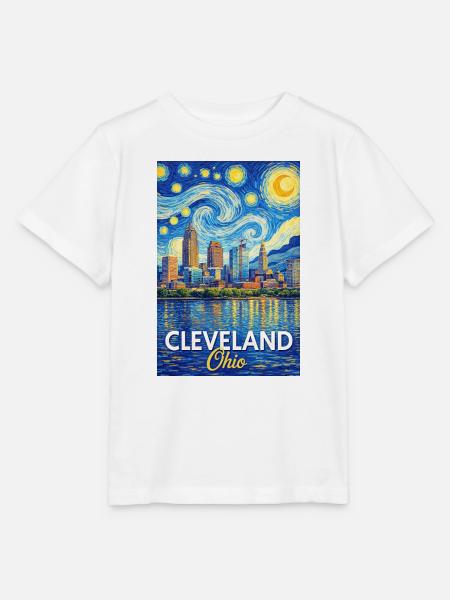Cleveland, Ohio - Stanley/Stella Kinder T-Shirt MINI CREATOR - Weiß