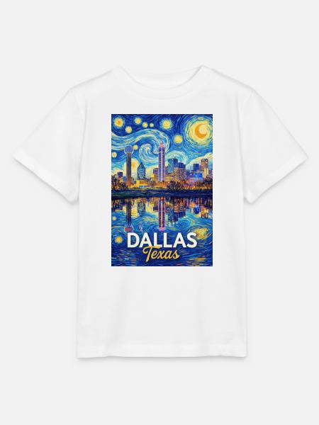 Dallas, Texas - Stanley/Stella Kinder T-Shirt MINI CREATOR  - Weiß