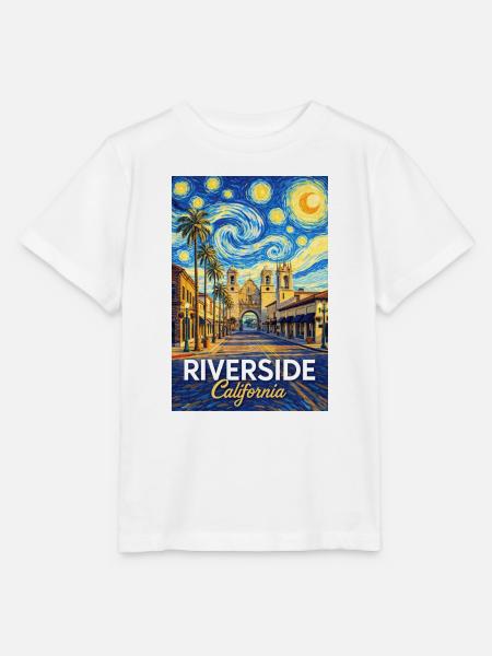 Riverside, Kalifornien - Stanley/Stella Kinder T-Shirt MINI CREATOR  - Weiß