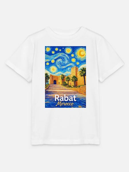 Rabat Morocco Starry Night - Stanley/Stella Kinder T-Shirt MINI CREATOR - Weiß