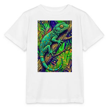 Gecko - T-shirt bio MINI CREATOR Stanley/Stella Enfant - blanc - Devant - Maike (125cm)