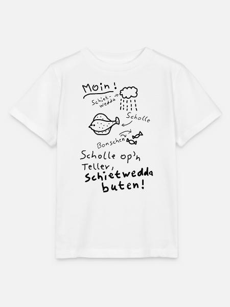 Typisch Norddeutsch Nordisch Platt Moin  - Stanley/Stella Kinder T-Shirt MINI CREATOR  - Weiß