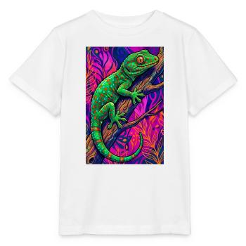 Gecko - Stanley/Stella MINI CREATOR Kids’ T-Shirt - white - Front - Maike (125cm)