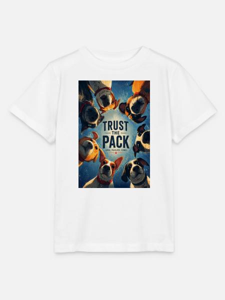 Vertraue dem Rudel. - Stanley/Stella Kinder T-Shirt MINI CREATOR - Weiß
