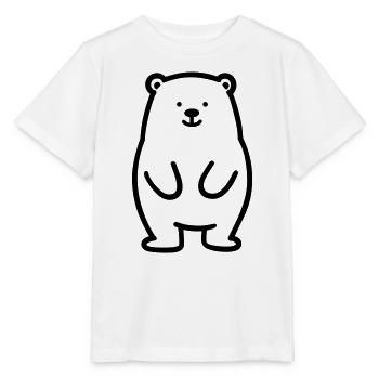 bear cub - Stanley/Stella MINI CREATOR Kids’ T-Shirt - white - Front - Maike (125cm)