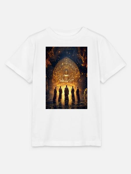 Höhle des Goldenen Pfades - Stanley/Stella Kinder T-Shirt MINI CREATOR - Weiß