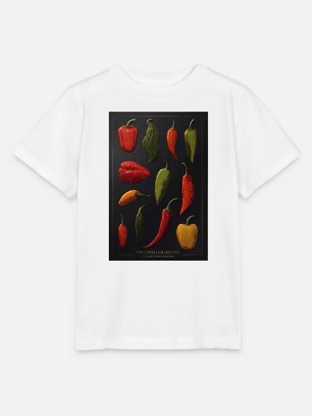 Chili Collective Pfeffer-Sketche - Stanley/Stella Kinder T-Shirt MINI CREATOR - Weiß