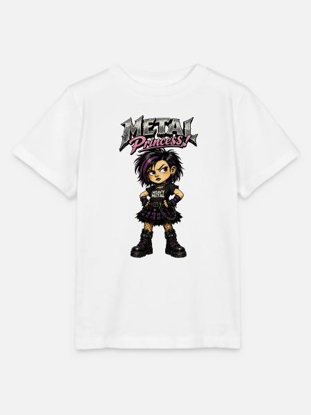 Metal Princess Punk-Mädchen - Stanley/Stella Kinder T-Shirt MINI CREATOR - Weiß