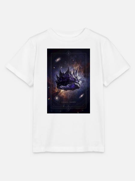 Kosmische Krone - Stanley/Stella Kinder T-Shirt MINI CREATOR  - Weiß