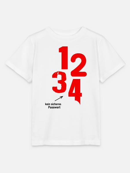 1 2 3 4 - Stanley/Stella Kinder T-Shirt MINI CREATOR  - Weiß