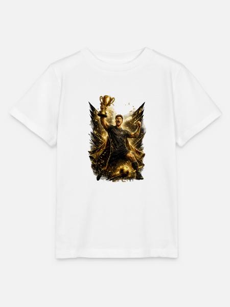 Sieger mit Goldflügeln - Stanley/Stella Kinder T-Shirt MINI CREATOR - Weiß
