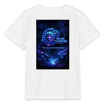 arcane_clockwork_poster_Neon_citate - Stanley/Stella MINI CREATOR Kids’ T-Shirt - white - Front - Maike (125cm)