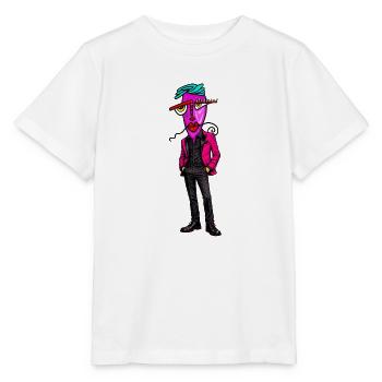 Psychedelic Suit Hero Neon - Stanley/Stella MINI CREATOR Kids’ T-Shirt - white - Front - Maike (125cm)