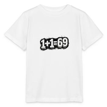 1+1=69 Grunge Typo Position, Couple, Couple, Meet - Stanley/Stella MINI CREATOR Kids’ T-Shirt - white - Front - Maike (125cm)