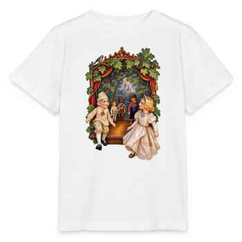 Puppen an Schnüren - Stanley/Stella Kinder T-Shirt MINI CREATOR  - Weiß - Vorne - Maike (125cm)