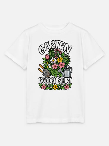 Gartenchefin Buddeln - Stanley/Stella Kinder T-Shirt MINI CREATOR  - Weiß