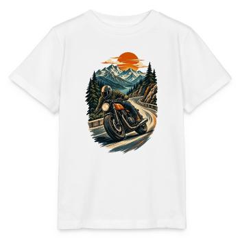 Alpine Rider - Stanley/Stella Kinder T-Shirt MINI CREATOR  - Weiß - Vorne - Maike (125cm)