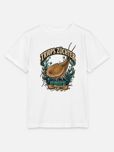 Triops Züchter Urzeitkrebs Retro Motiv - Stanley/Stella Kinder T-Shirt MINI CREATOR - Weiß