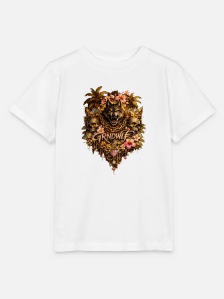 GRNDWLF LADY - Stanley/Stella Kinder T-Shirt MINI CREATOR - Weiß