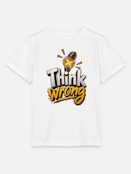 Think Wrong Lichtidee - Stanley/Stella Kinder T-Shirt MINI CREATOR - Weiß