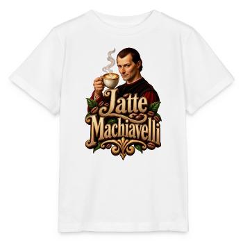 Latte Machiavelli - Stanley/Stella Kinder T-Shirt MINI CREATOR  - Weiß - Vorne - Maike (125cm)