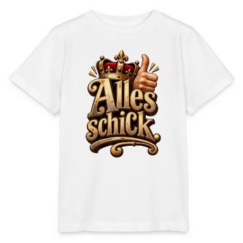 Königliche Pracht: Alles schick - Stanley/Stella Kinder T-Shirt MINI CREATOR  - Weiß - Vorne - Maike (125cm)