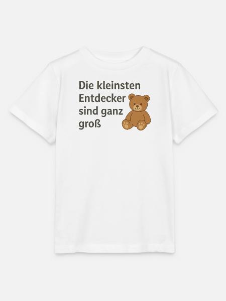 Kleine Entdecker, große Abenteuer - Stanley/Stella Kinder T-Shirt MINI CREATOR  - Weiß
