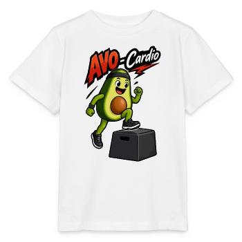 Avocado Cardio Training - Stanley/Stella Kinder T-Shirt MINI CREATOR  - Weiß - Vorne - Maike (125cm)