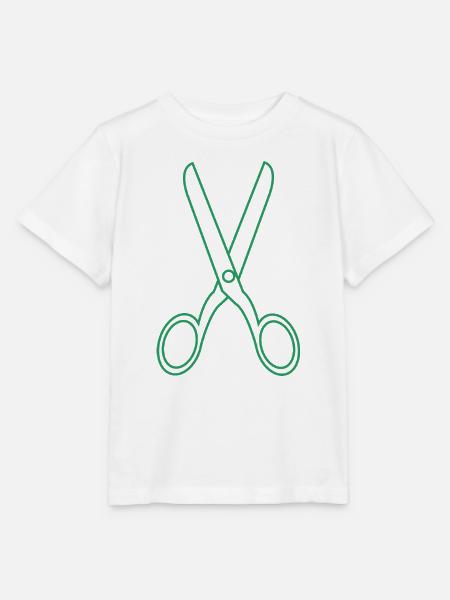 Schere - Stanley/Stella Kinder T-Shirt MINI CREATOR - Weiß