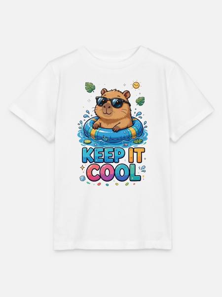 Bleib ruhig, Poolbär - Stanley/Stella Kinder T-Shirt MINI CREATOR - Weiß