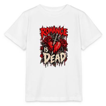 Romance is Dead: Gotische Rosen - Stanley/Stella Kinder T-Shirt MINI CREATOR  - Weiß - Vorne - Maike (125cm)