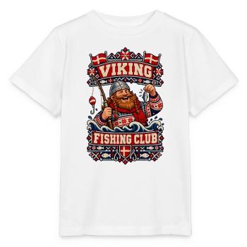 Ugly Christmas Viking Fishing Club - Stanley/Stella Kinder T-Shirt MINI CREATOR  - Weiß - Vorne - Maike (125cm)