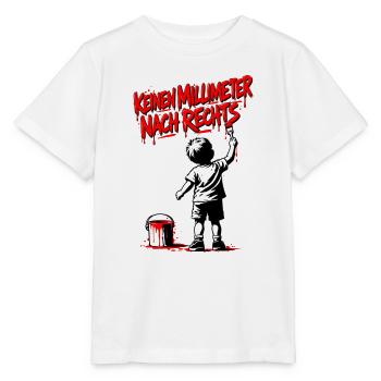 Graffiti-Kind Rotschrift – Pinsel Tropfen - Stanley/Stella Kinder T-Shirt MINI CREATOR  - Weiß - Vorne - Maike (125cm)