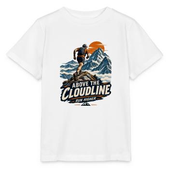 Above_the_Cloudline_Vintage_Mountain_Running_De - Stanley/Stella Kinder T-Shirt MINI CREATOR  - Weiß - Vorne - Maike (125cm)